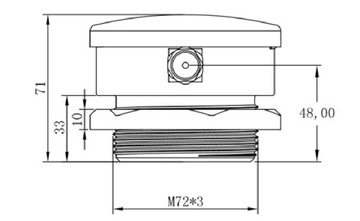 Датчик уровня воды, наполнения септика, ЖК-дисплей