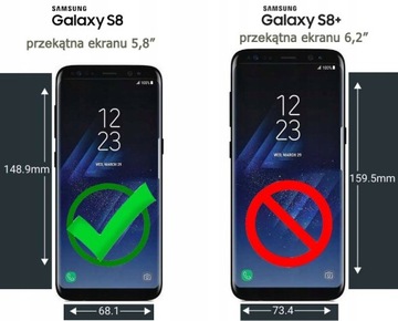 Etui Obudowa Plecki na tył karbon case pokrowiec do SAMSUNG GALAXY S8