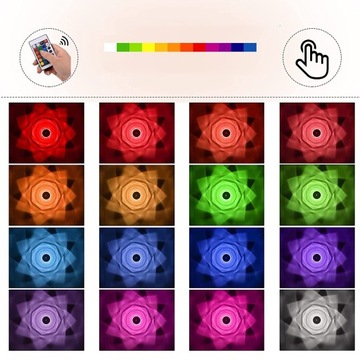 КРИСТАЛЛ СВЕТОДИОДНАЯ RGB ЛАМПА СИЯЮЩАЯ РОЗА ПУЛЬТ ДИСТАНЦИОННОГО УПРАВЛЕНИЯ USB-C СЕНСОРНЫЙ, 16 ЦВЕТОВ