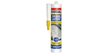 SOUDAL нейтральный санитарный силикон белый 280мл