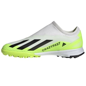 Białe Syntetyk Buty Sport Turfy Adidas r.38