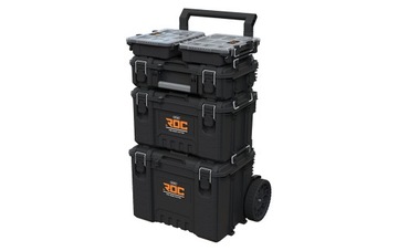 Zestaw 3 skrzynek Keter ROC PRO GEAR 2.0 Walizka Wózek Narzędziowy