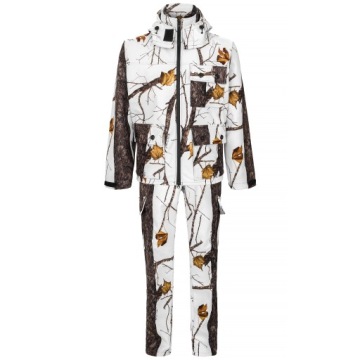 Охотничий комплект камуфляж снег - софтшелл M