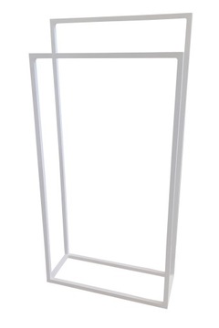 Stojak na ręczniki wieszak dwuramienny 90cm