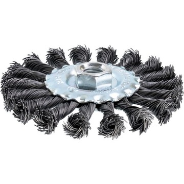 Щетка дисковая шлифовальная плетеная 115мм М14