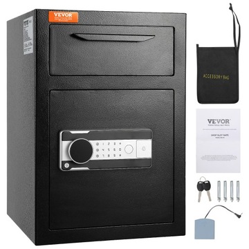 Skrytka Kasetka Sejf Depozytowy 2,5L 35x35x51 Elektroniczny Zamek Szyfrowy