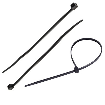OPASKI ZACISKOWE 2.5X140 MM 100 SZTUK CZARNE