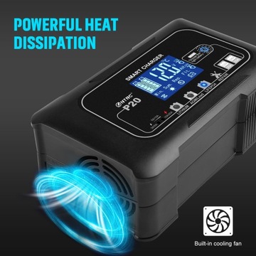 Ładowarka samochodowa HTRC 20A/25A/35A 12V20A