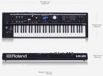 ROLAND V-Combo VR-09-B +Педаль для фортепиано +Подставка