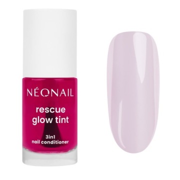 Кондиционер для ногтей с лаком NEONAIL RESCUE GLOW TINT 3IN1 GLAZED RASPBERRY