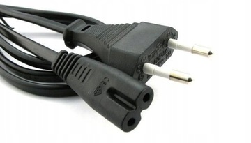 Kabel zasilający - płaski 2PIN 1,2m NOWY