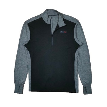 JANUS Pro Bielizna Termoaktywna Half Zip Wełniana Logowana r. XL