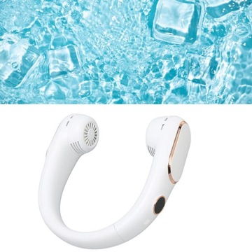 МИНИ-ВЕНТИЛЯТОР ПОРТАТИВНЫЙ ВЕНТИЛЯТОР USB ПОДВЕСНЫЕ НАУШНИКИ БЕЗ ЛИСТЕЙ МОЩНЫЕ