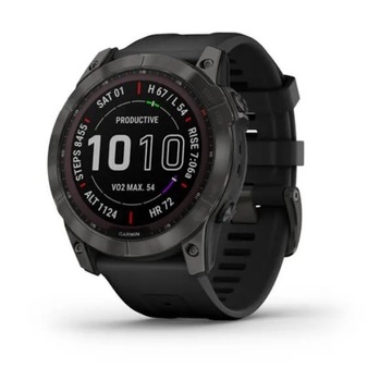 Zegarek Garmin Fenix 7X Sapphire Solar tytanowo-szary