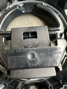!ATRAPA MASKA NÁRAZNÍKU MERCEDES GLC W253 A2538800202!