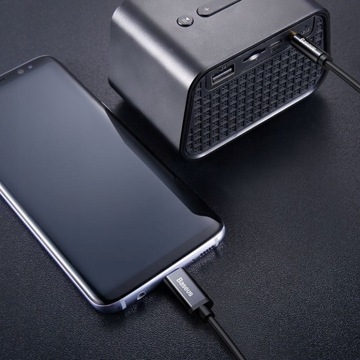 Аудиокабель USB-C — 3,5 мм Baseus Yiven 1,2 м, черный