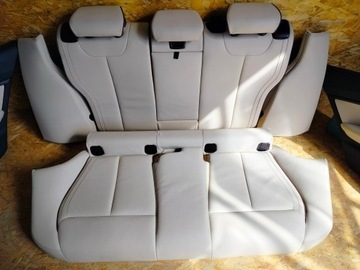 FOTELE KANAPA GRZANE BOCZKI M PAKIET BMW 3 F31 SKÓRA INDIVIDUAL HARMAN