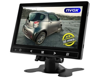 Monitor samochodowy LED 7 cali HD HDMI VGA AV 12V