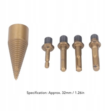 ДРЕЛО ДЛЯ РАСКОЛИВАНИЯ ДРЕВЕСИНЫ, СВЕРЛА ДЛЯ КОНУСА, РАСКОЛИВАНИЕ ДРЕВЕСИНЫ