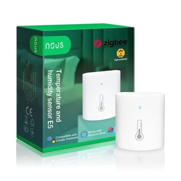 NOUS E5 LCD ZigBee интеллектуальный датчик влажности и температуры
