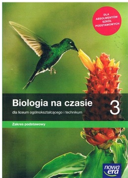 BIOLOGIA NA CZASIE 3 PODRĘCZNIK ZP NOWA ERA