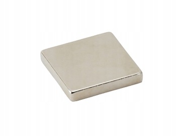 MAGNES NEODYMOWY MAGNESY 10x10x4 mm Kwadrat Sztabkowy Mocny Płytkowy Silny