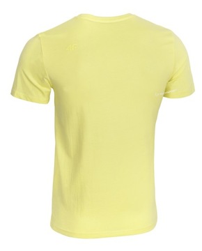 Koszulka 4F M H4L22-TSM039 jasny żółty XXL