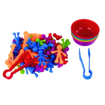 Montessori ZESTAWA UKŁADANKA NAUKA LICZENIA I KOLORÓW GRA SORTER DLA DZIECI