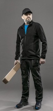 ТЕПЛАЯ МЯГКАЯ МУЖСКАЯ ФЛИСОВАЯ МОЛНИЯ, ЧЕРНАЯ, СПОРТИВНАЯ ФЛИСОВАЯ РАБОЧАЯ ФУТБОЛКА