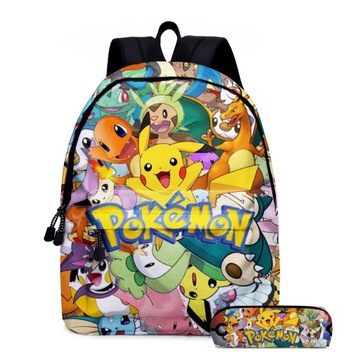 PLECAK SZKOLNY PIÓRNIK Pokémon kombinatoryczny-RÓŻNE WZORY