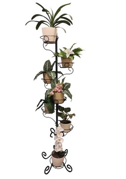 Металлическая подставка для цветов в стиле лофт на 7 цветов.