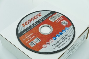 ДИСК ДЛЯ РЕЗКИ МЕТАЛЛА TOMEX INOX 125X1X22,2 ММ