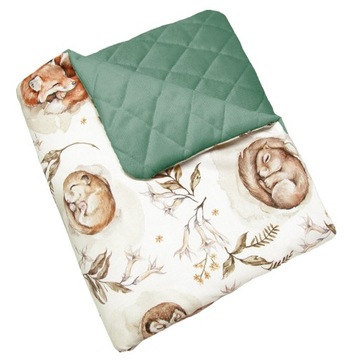 Kocyk VELVET pikowany 75x100 Bawełna PREMIUM