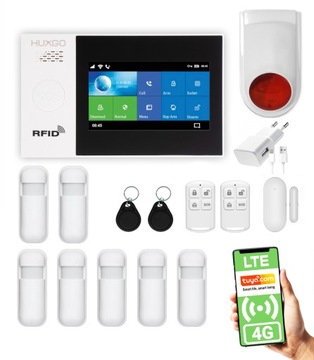 Bezprzewodowy alarm GSM LTE 4G TUYA SMART WiFi PL