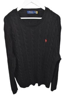 Polo Ralph Lauren sweter męski XL bawełna warkocz knit