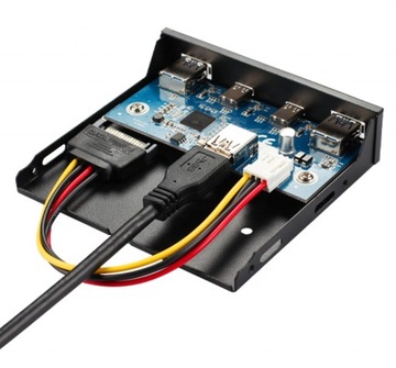 Передняя панель 2x USB3.0 + 2x USB-C 20-контактный 3,5