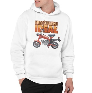 BLUZA PRL Z KAPTUREM MOTORYNKA