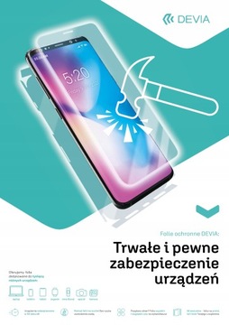 LASEROWO WYCIĘTA FOLIA HYDROŻELOWA DEVIA iPhone X