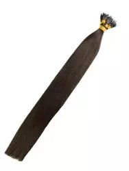 Włosy naturalne doczepiane na nano ringi 50cm 1g 20 sztuk - kolor #2