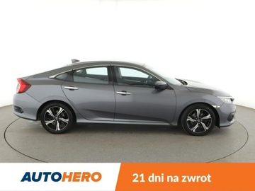 Honda Civic X Sedan 4d 1.5 VTEC Turbo 182KM 2017 Honda Civic automat LED navi klima auto kamera i, zdjęcie 8
