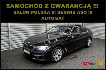 BMW Seria 5 G30-G31 Limuzyna 518d 150KM 2019 BMW 518 Salon POLSKA + 100% Serwis BMW + AUTOMAT +