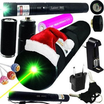 WSKAŻNIK LASER PUNKTOWY ULTRA 2.0 ZIELONY DALEKI ZASIĘG ZABAWKA DLA KOTA