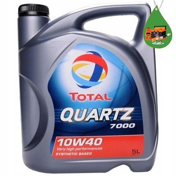 OLEJ TOTAL QUARTZ 7000 10W40 5L DIESEL BENZYNA