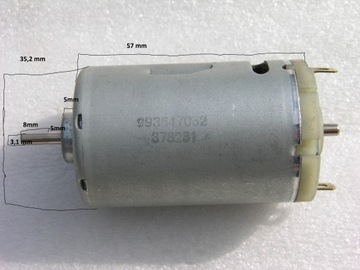 ЭЛЕКТРОДВИГАТЕЛЬ 12В 57Х35 ДЖОНСОН