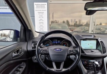 Ford Kuga II SUV Facelifting 1.5 EcoBoost 182KM 2017 Ford Kuga 1.5 EcoBoost 182 KM4X4AutomatTitaniumASO 1 wlasciciel PL Salon, zdjęcie 13