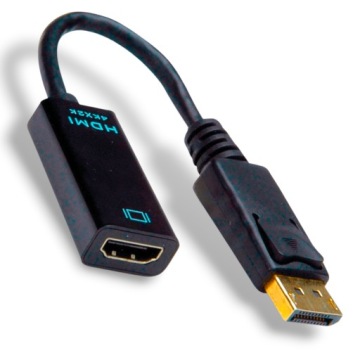 KABEL ADAPTER PRZEJŚCIÓWKA KONWERTER DISPLAYPORT DP do HDMI UHD 2Kx4K 25cm