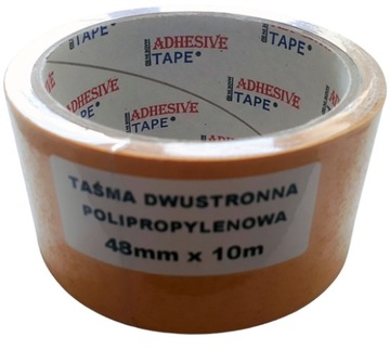 Taśma dwustronna PP 48x10m