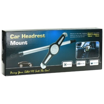 Универсальный автомобильный держатель для планшета 7-11 дюймов на два подголовника.