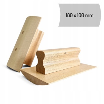 Duży stempel 180x100 mm pieczątka tradycyjna kołyska ręczna TWOJE LOGO wzór