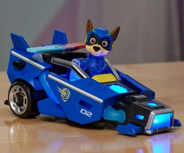 Щенячий патруль Могучий фильм Фигура Чейз АВТОМОБИЛЬ ЗВУК СВЕТ ВРАЩЕНИЕ МАСТЕР